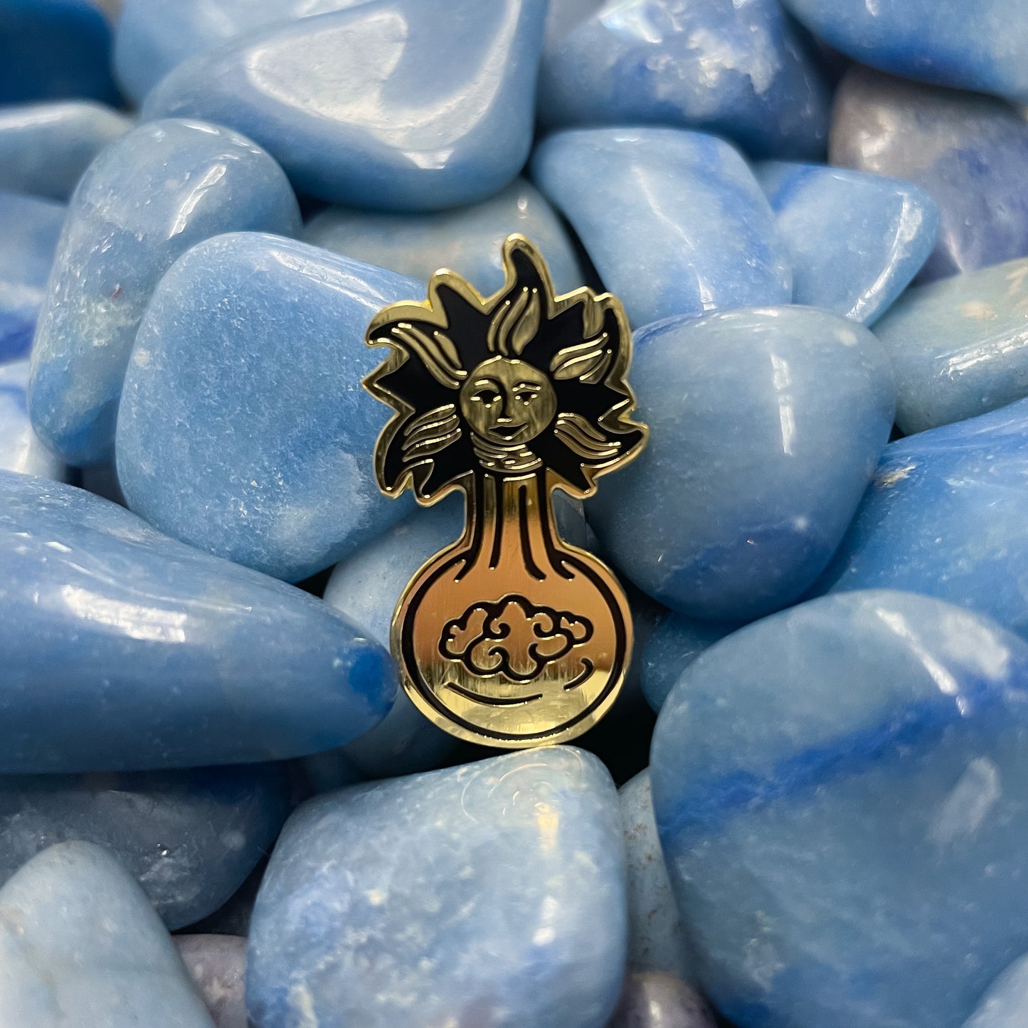 Sunshine in a Bottle Enamel Pin