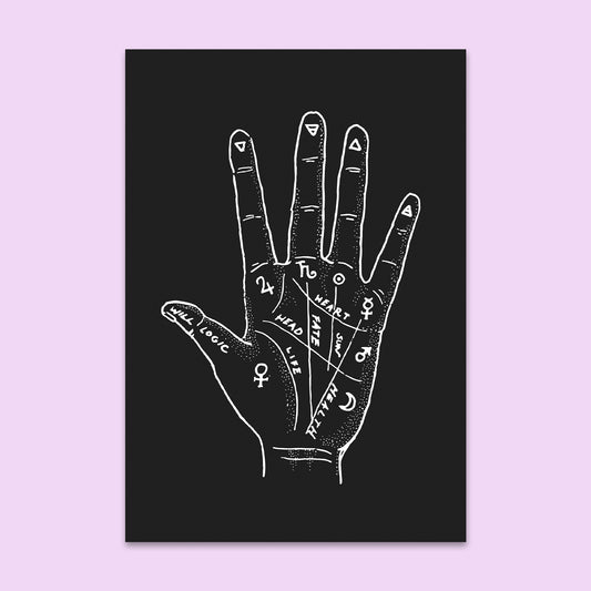 Palmistry Postcard