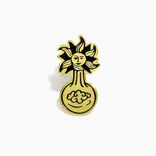 Sunshine in a Bottle Enamel Pin