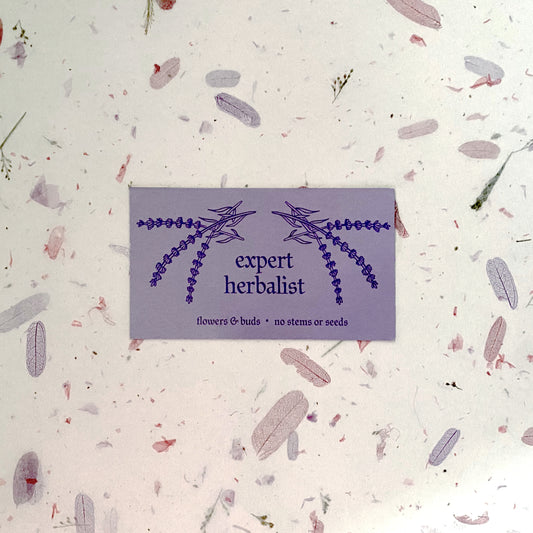 Expert Herbalist Lavender Fridge Magnet