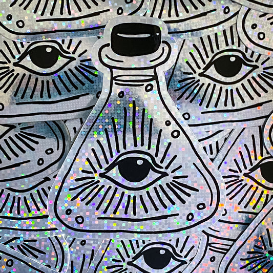 Eye Potion Glitter Sticker