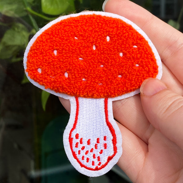 Fuzzy Shroom Chenille Patch