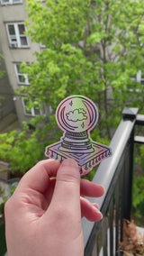Crystal Ball Holographic Sticker