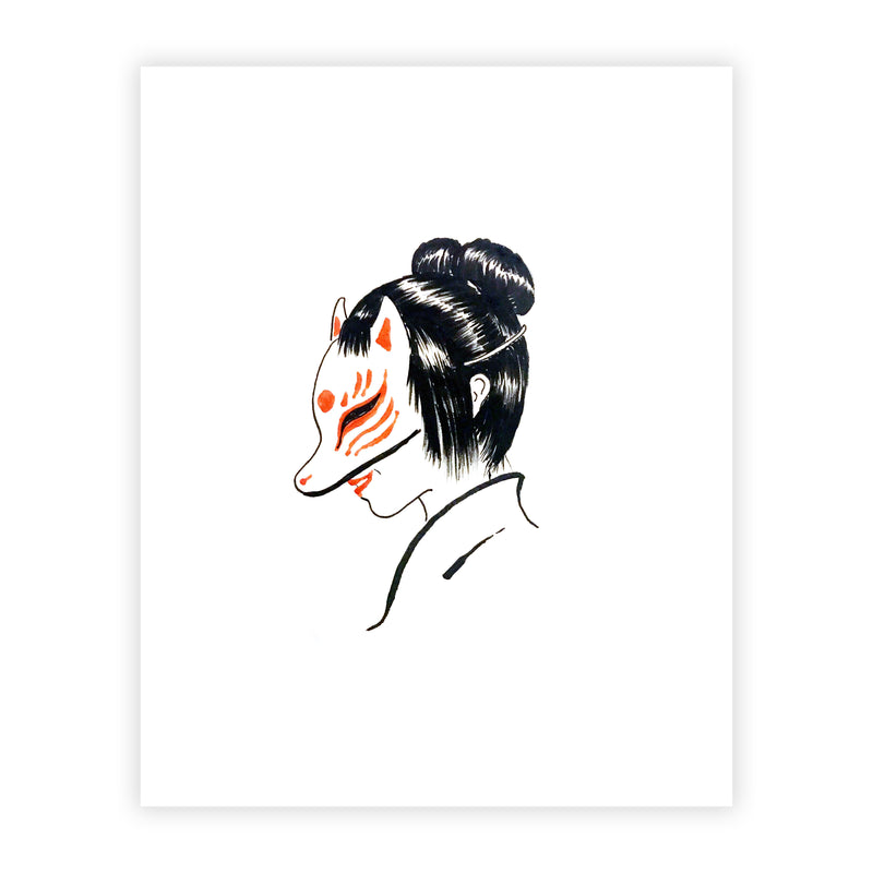 Kitsune Art Print