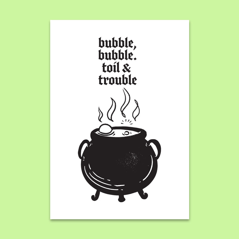 Toil & Trouble Postcard