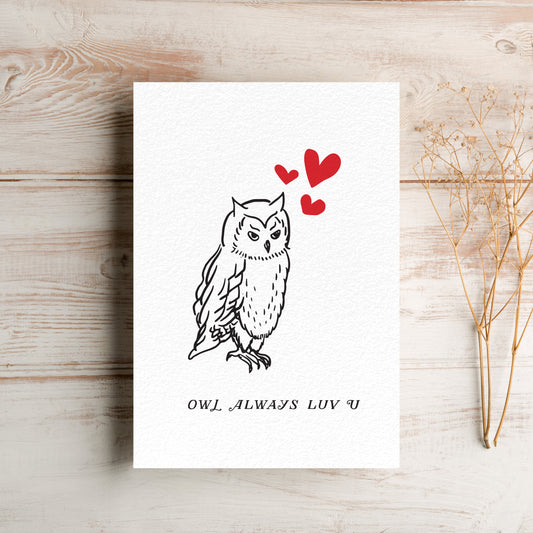 Owl Always Luv U Card